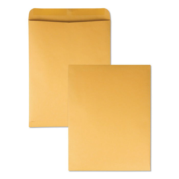 Catalog Envelope, #15 1/2, Cheese Blade Flap, Gummed Closure, 12 x 15.5, Brown Kraft, 250/Box