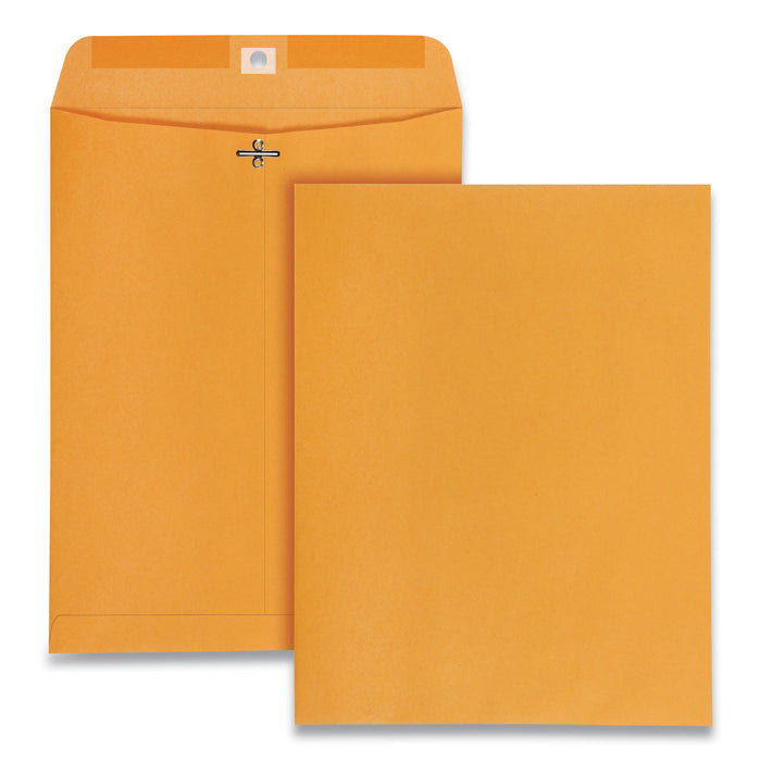 Clasp Envelope, #97, Cheese Blade Flap, Clasp/Gummed Closure, 10 x 13, Brown Kraft, 250/Carton