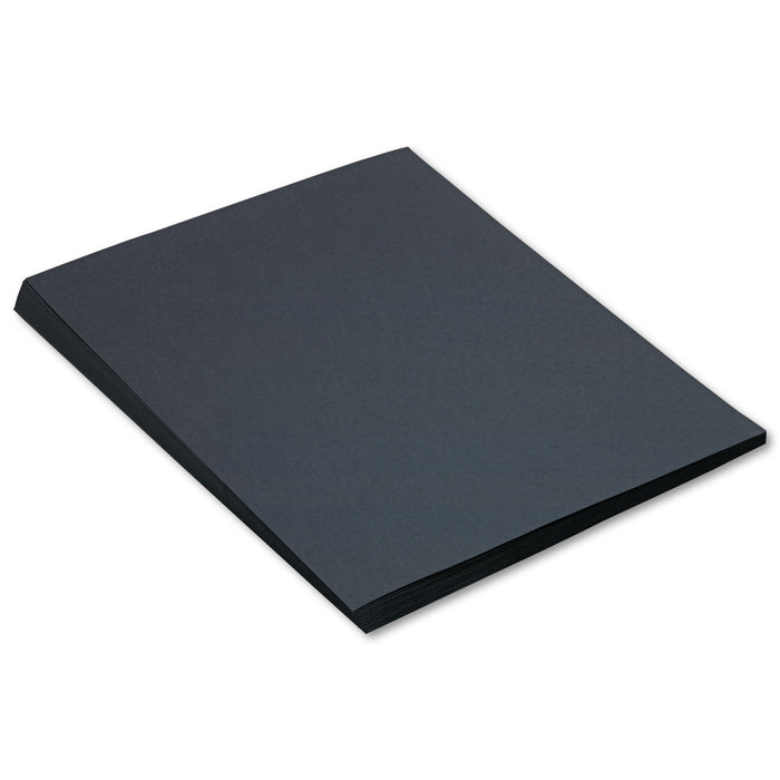 Construction Paper, 58lb, 18 x 24, Black, 50/Pack