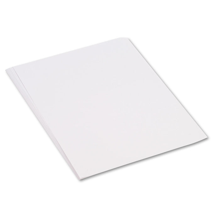 Construction Paper, 58lb, 18 x 24, Bright White, 50/Pack