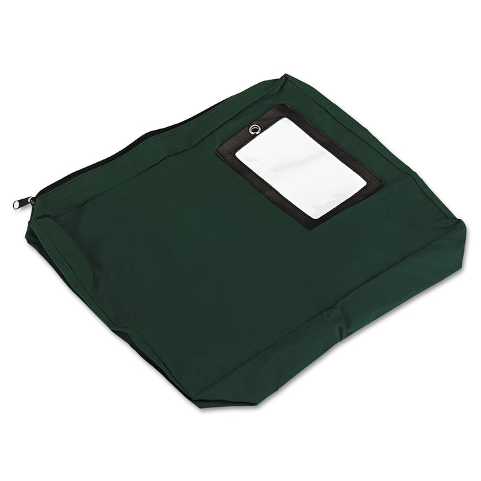 Expandable Dark Green Transit Sack, 14w x 11h x 3d