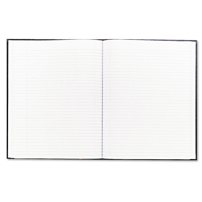 Executive Notebook, Medium/College Rule, Black Cover, 10 3/4 x 8 1/2, 75 Sheets