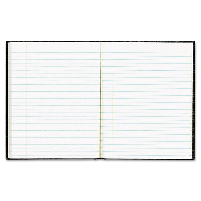 EcoLogix Professional Notebook, Medium/College Rule, Black, 9.25 x 7.25, 75 Sheets