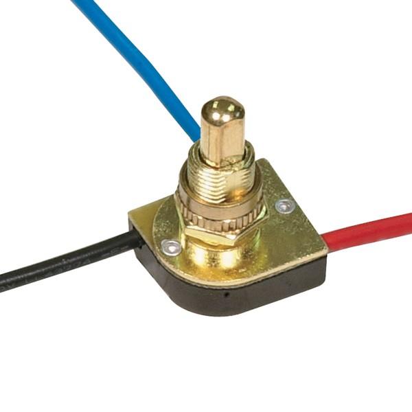 BR FINISH 3 WAY PUSH SWITCH 6"