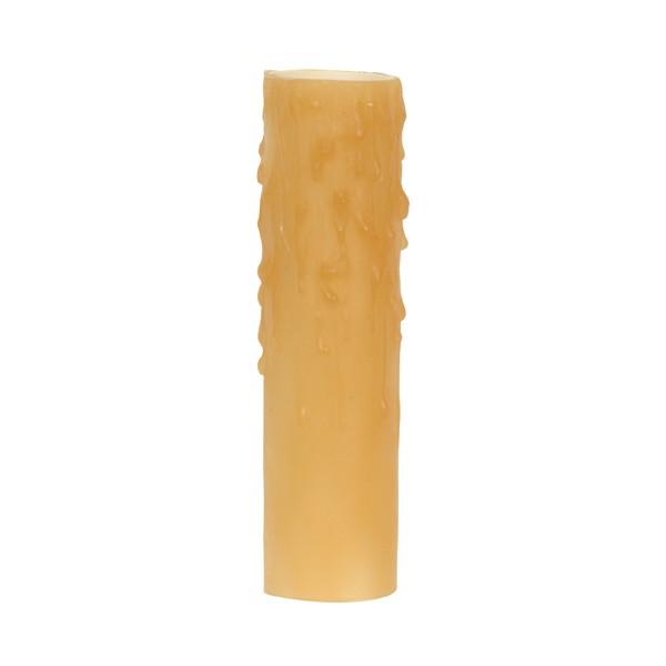 4" AMBER BEES WAX CANDLE COVER