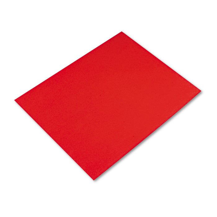 Four-Ply Railroad Board, 22 x 28, Red, 25/Carton