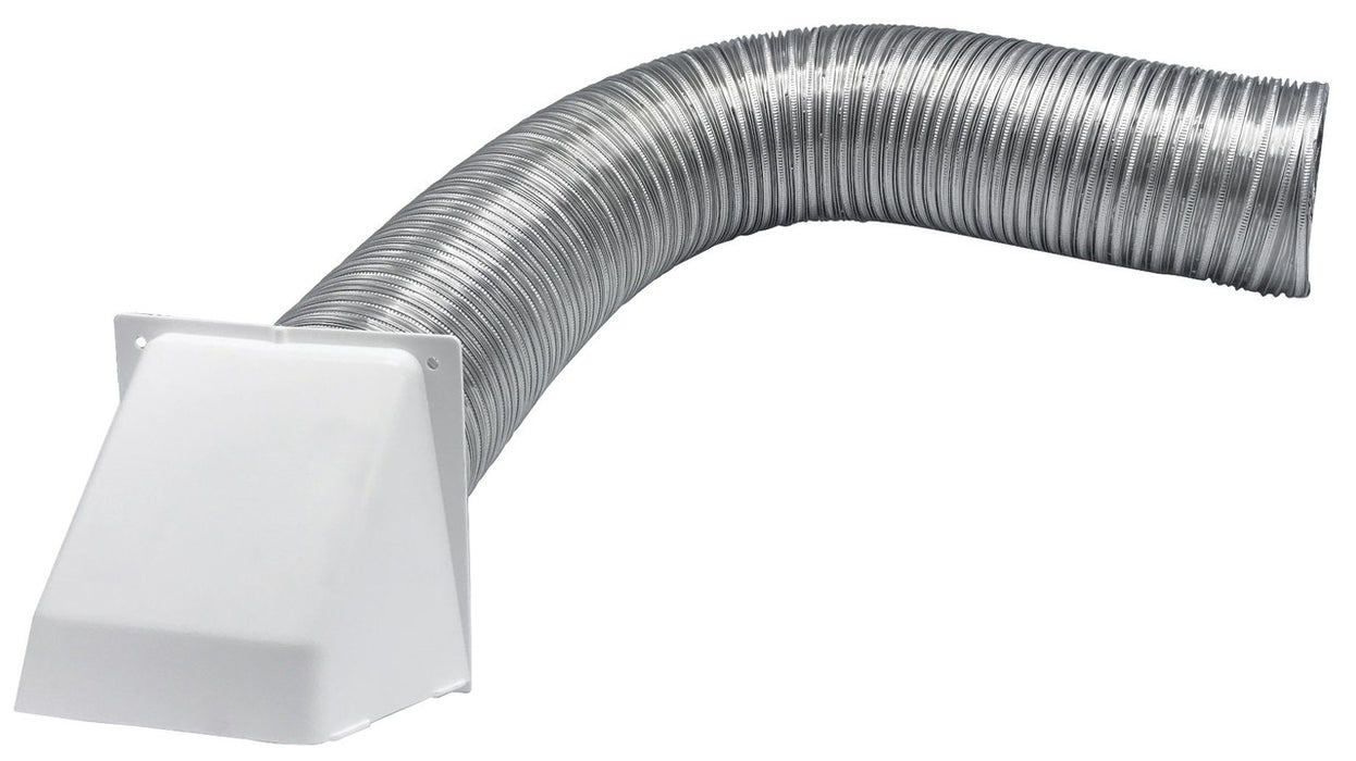 4"x 8' Dryer Vent Kit with Corrugated Metal Hose