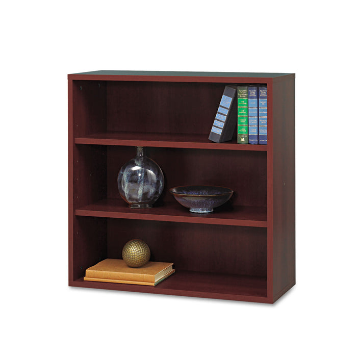 Après Open Bookcase, Three-Shelf, 29-3/4w x 11-3/4d x 29-3/4h, Mahogany