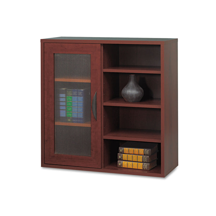 Après Single-Door Cabinet w/Shelves, 29.75w x 11.75d x 29.75h, Mahogany