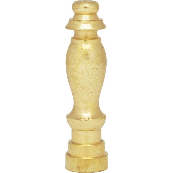 2" FINIAL BRASS FINISH