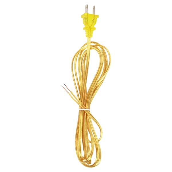 8' CLEAR GOLD CORD SET SPT-1
