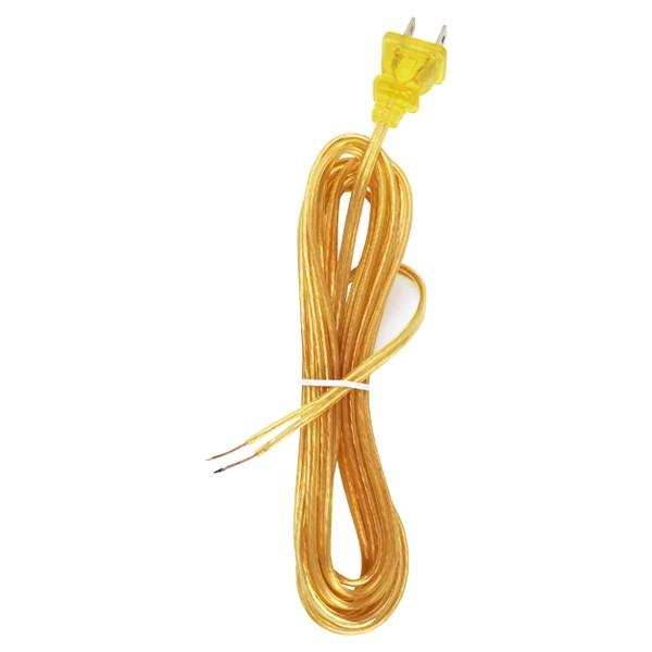 15' CLEAR GOLD CORD SET SPT-1
