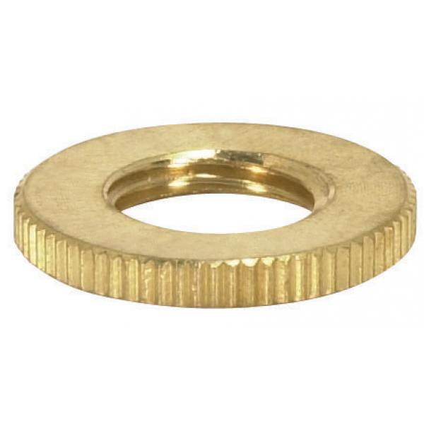 3/4" BRASS RND KN LOCKNUT UNF