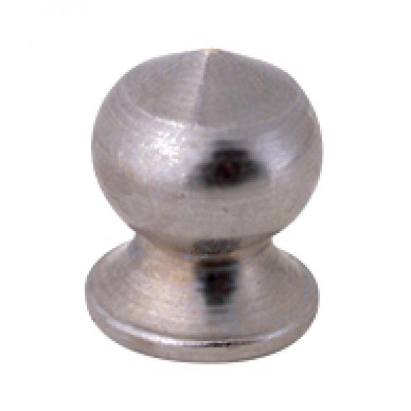 8/32 PEAR KNOB BRUSHED NICKEL