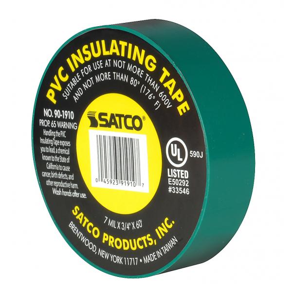 GREEN ELEC TAPE 60 FT. 3/4"