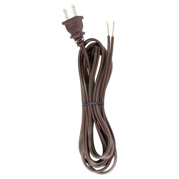 9 FT 18/2 SPT-2 BROWN CORD