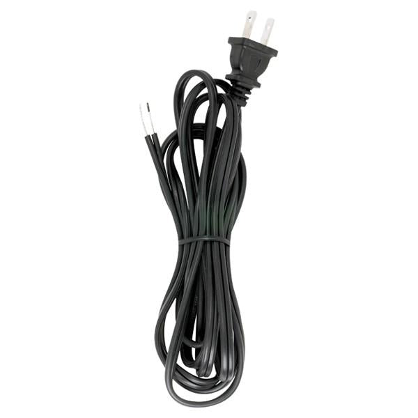 8 FT 18/2 SPT-2 BLACK CORD SET