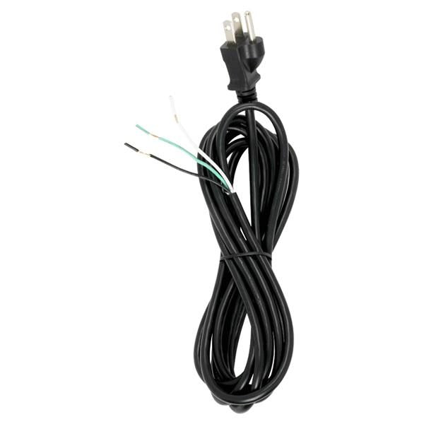 10 FT BLK 18/3 SVT CORD SET W/