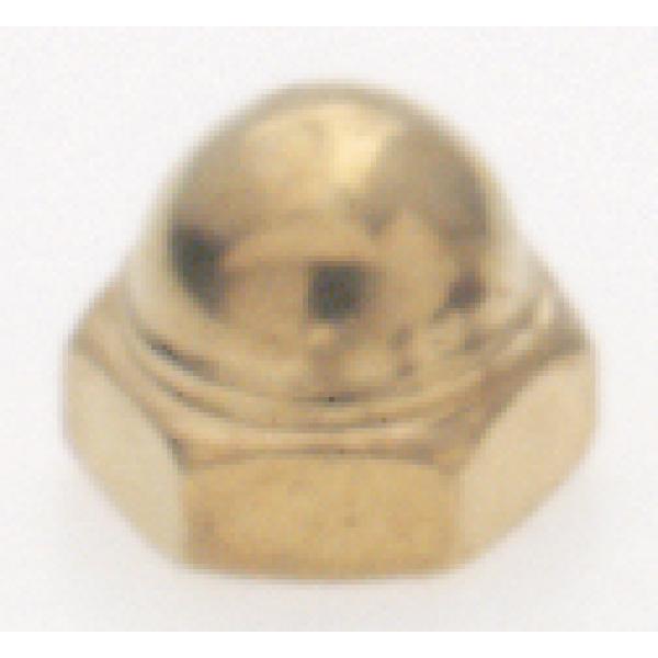 8/32 CAP NUT BRASS PLTD