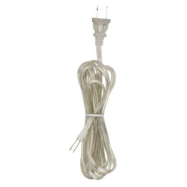 9 FT. SILVER CORD SET 18/2 SPT