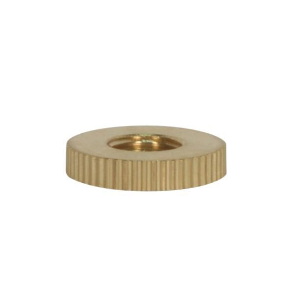 1 1/4" KNURLED SOLID BRASS