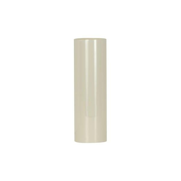 6" CREAM EDISON PLASTIC CANDLE