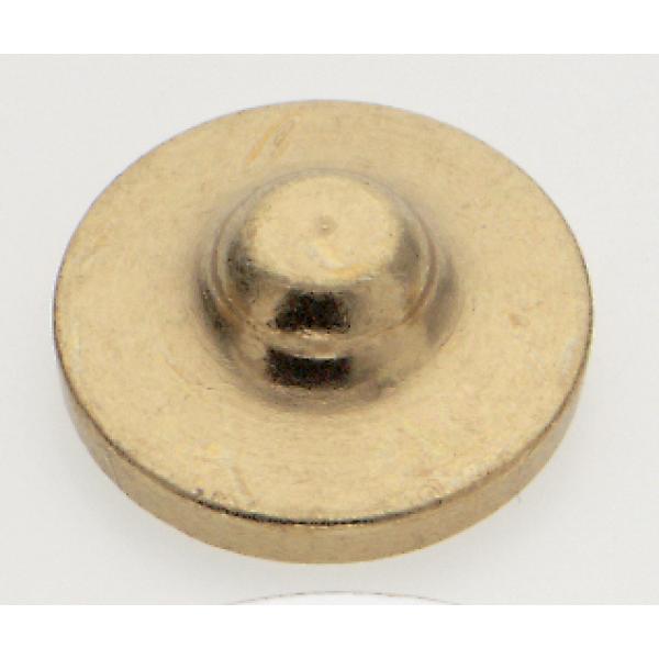 BRASS FIN 1/8 FLAT KNOB