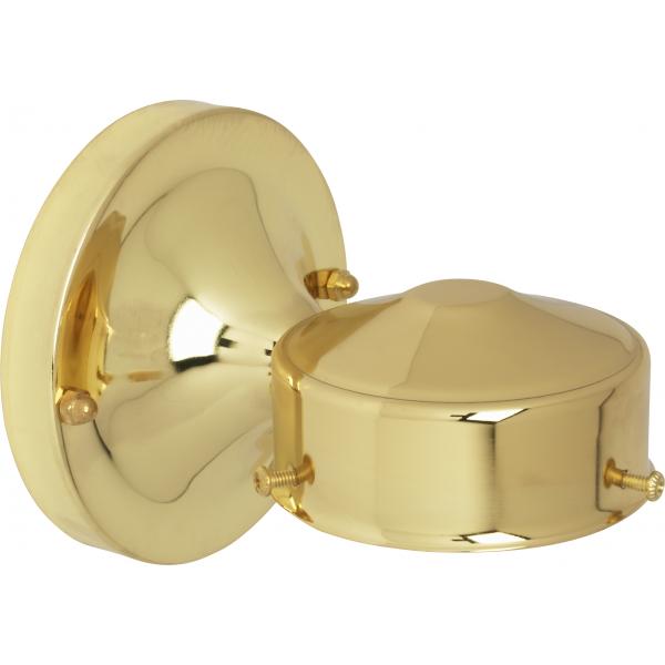 VAC. BRASS PLATED BRACKET 3 1/