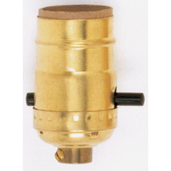 BRASS PUSH THRU SOCKET