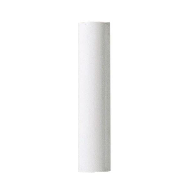 3" WHT PLASTIC CANDLE COVER