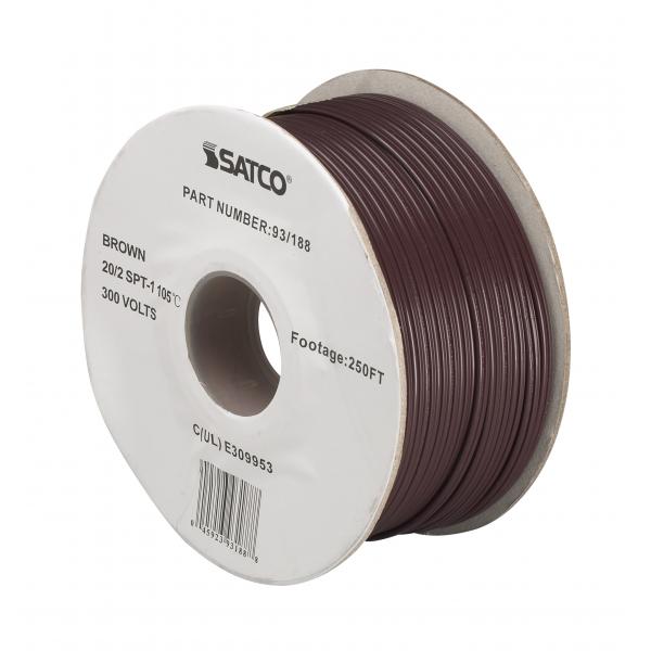 20/2 PLT BROWN WIRE ON 250 FT