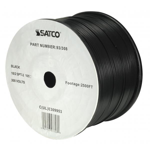 18/2 SPT-2 BLACK 2500 FT SPOOL