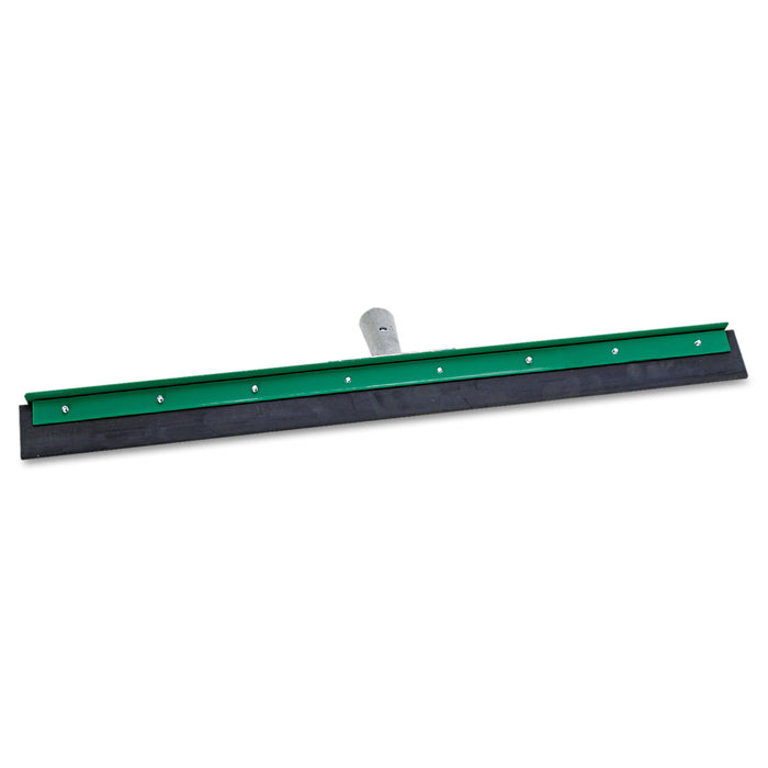 AquaDozer Heavy-Duty Squeegee, Black Rubber, Straight, 24" Wide Blade