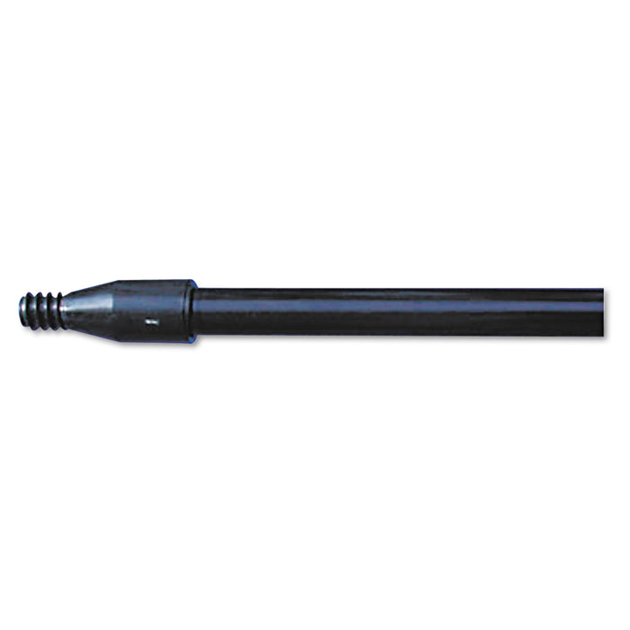 Fiberglass Broom Handle, Nylon Plastic Threaded End, 1" Dia. x 60" Long, Black