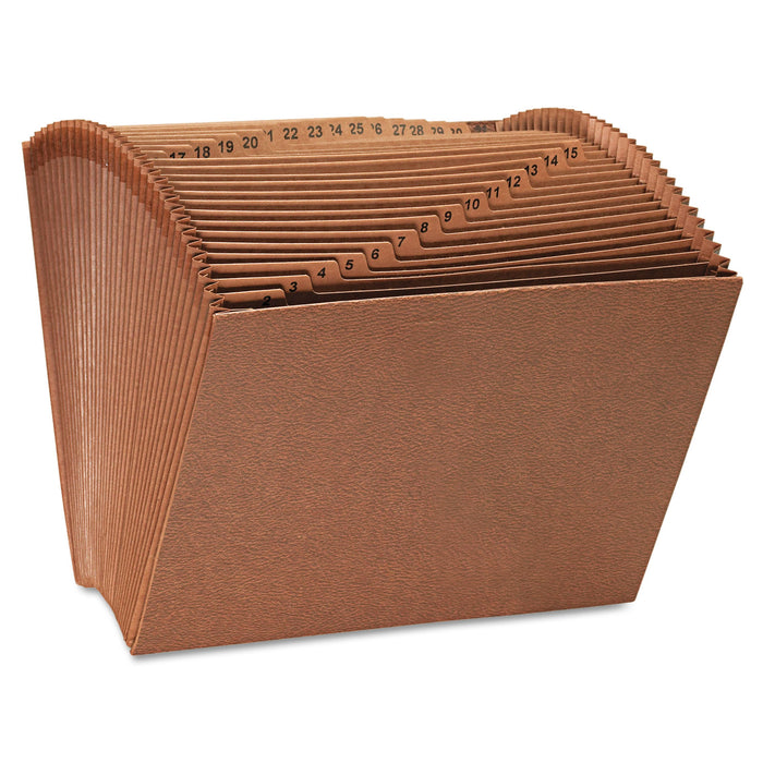Expanding Files, 31 Sections, 1/31-Cut Tab, Letter Size, Redrope