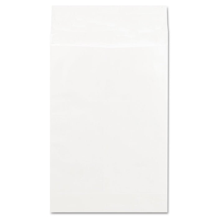 Deluxe Tyvek Expansion Envelopes, #15 1/2, Squa Flap, Self-Adhesive Closure, 12 x 16, White, 100/Box