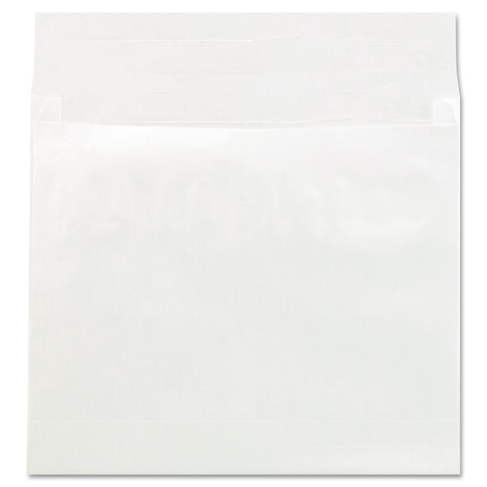 Deluxe Tyvek Expansion Envelopes, Square Flap, Self-Adhesive Closure, 14 x 16, White, 50/Carton