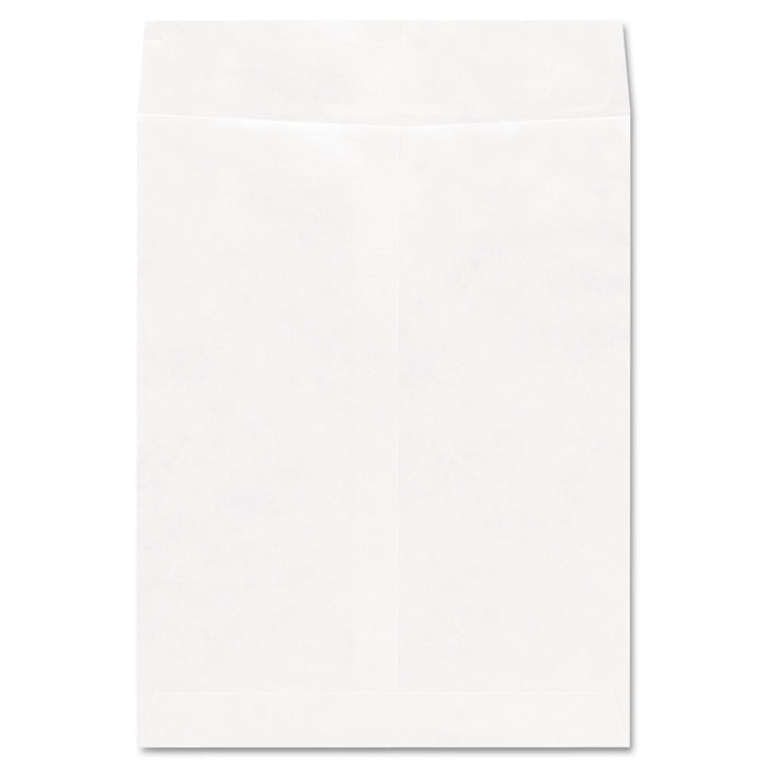 Deluxe Tyvek Envelopes, #13 1/2, Squar Flap, Self-Adhesive Closure, 10 x 13, White, 100/Box